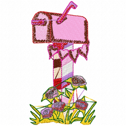 Mailbox Embroidery Design 2 Mailbox Embroidery Design 2